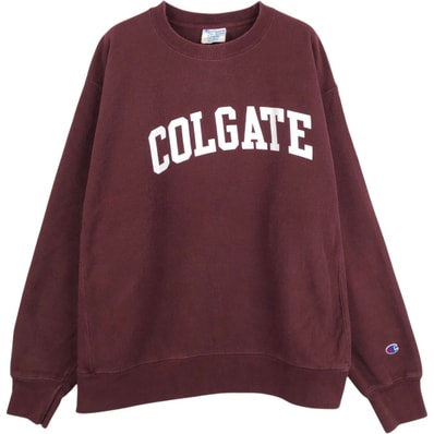 古着 00年代 チャンピオン Champion REVERSE WEAVE リバースウィーブ Colgate University カレッジスウェットシャツ トレーナー メンズXL相当/eaa680143