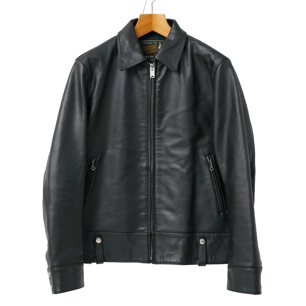 HYSTERIC GLAMOUR ヒステリックグラマー ライダースジャケット サイズL ホースレザー シングル ライダース ブランド古着【中古】20260113/RA7145