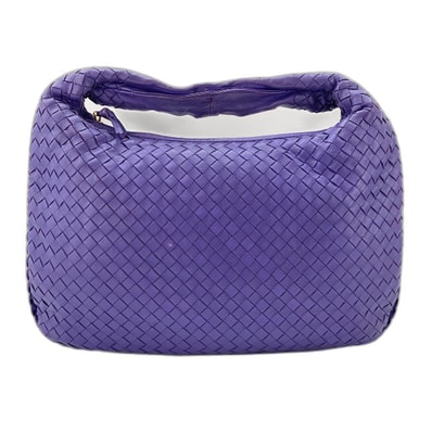 ボッテガヴェネタ BOTTEGAVENETA イントレチャート ハンドバッグ レザー【中古】