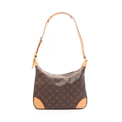 ルイ・ヴィトン LOUIS VUITTON ブローニュPM モノグラム ショルダーバッグ バッグ PVCコーティングキャンバス レザー モノグラム レディース ブラウン系 M51265 【中古】