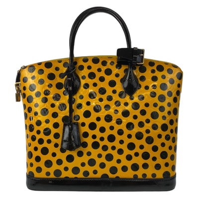 Louis Vuitton x Yayoi Kusama Lock It MM Monogram Vernis Dot Infinity "Jaune"