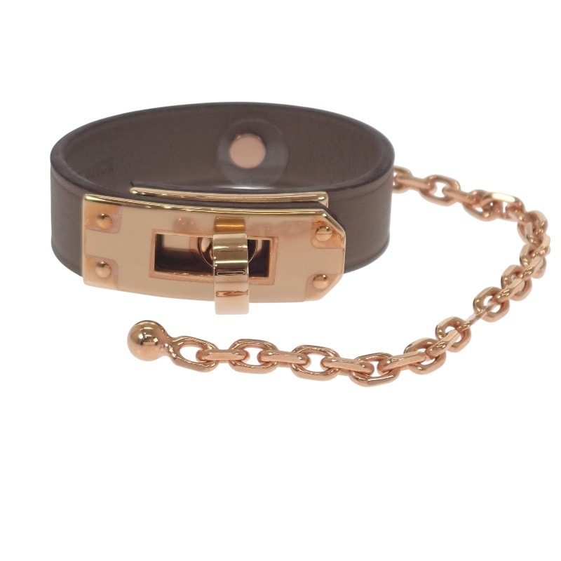 エルメス HERMES ケリー グローブホルダー バッグチャーム ヴォースイフト エトゥープ ベージュ系 レディース【中古】【SAランク】