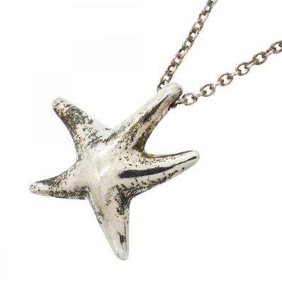 ★SALE【6jfb0342-k】ティファニー ネックレス スターフィッシュ シルバー925【中古】レディース