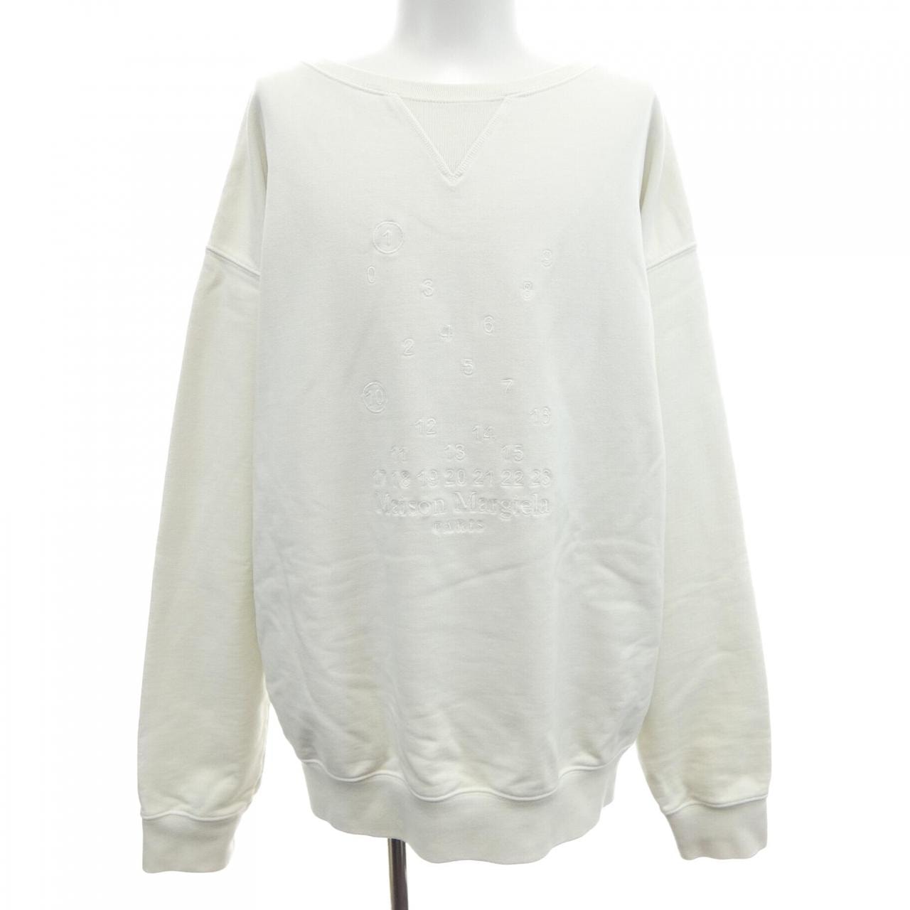 Maison Margiela Numeric Logo Sweatshirt "Winter White"