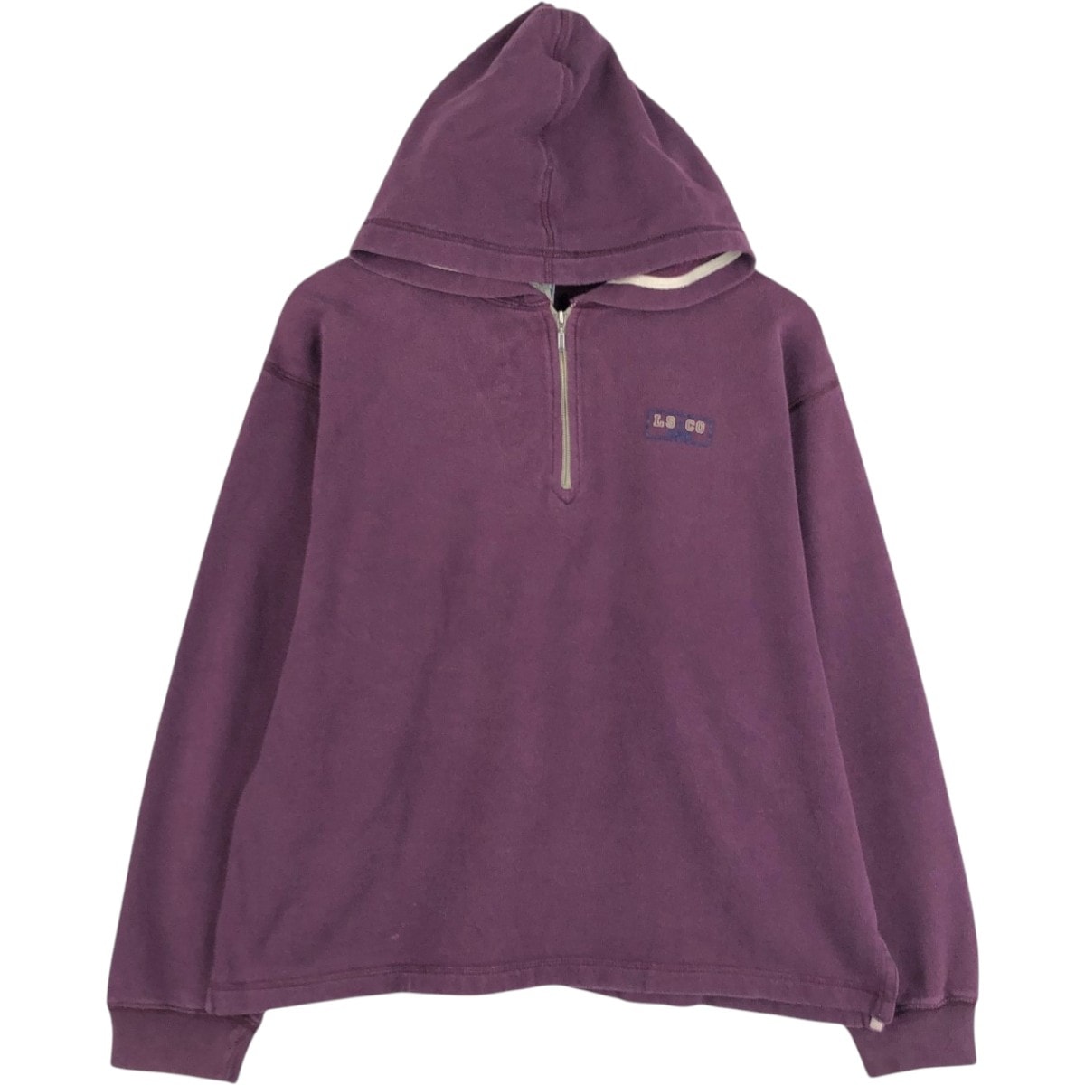 古着 リーバイス Levi's DRY GOODS スウェットハーフジップパーカー メンズXL相当/eaa675313
