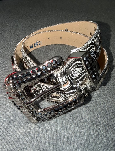Supreme x b.b. Simon Bandana Belt "Black"