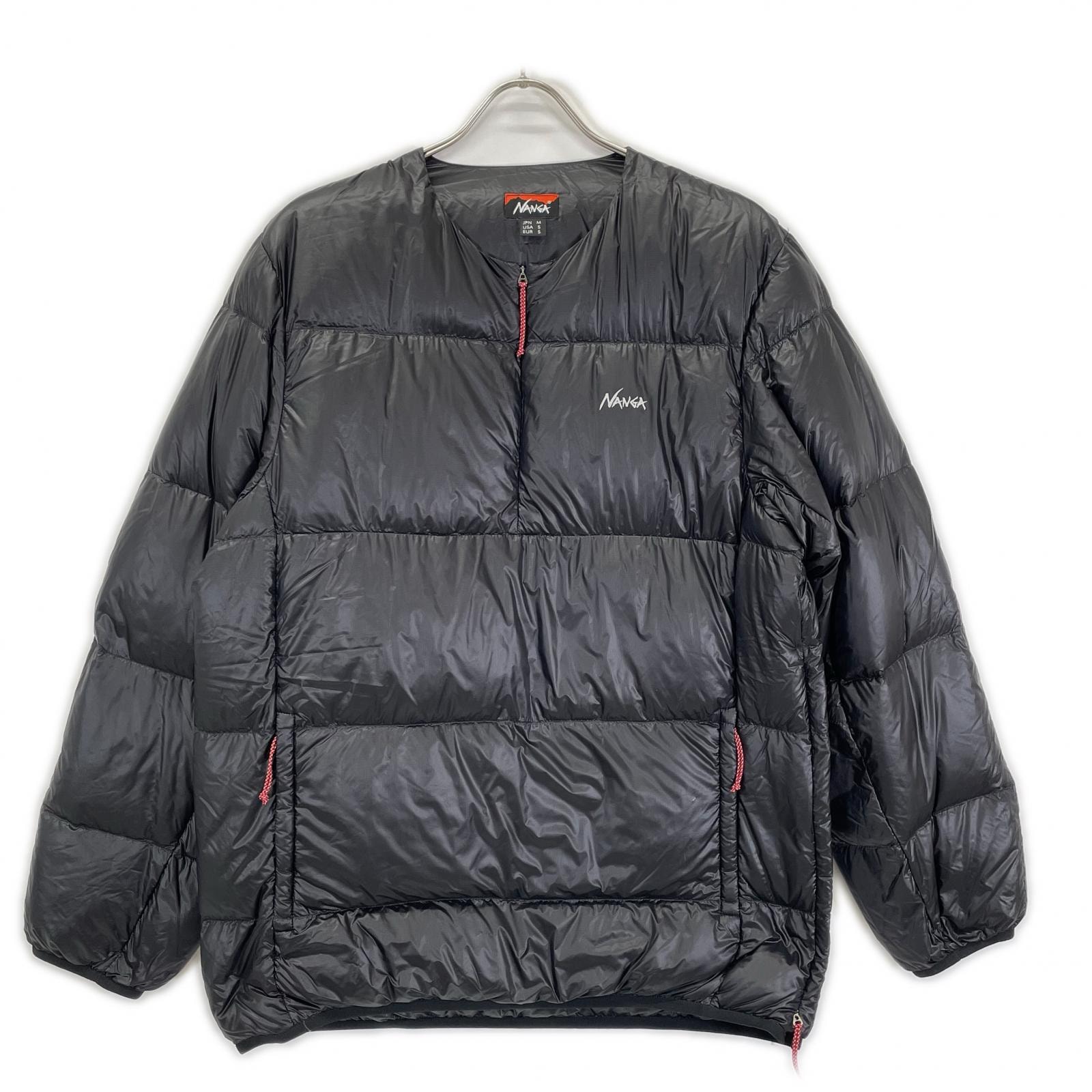 ナンガ NW2441-1A805 ブラック MOUNTAIN LODGE DOWN CREW NECK TOP ダウントップス M