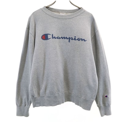Champion チャンピオン 長袖 スウェット トレーナー L グレー