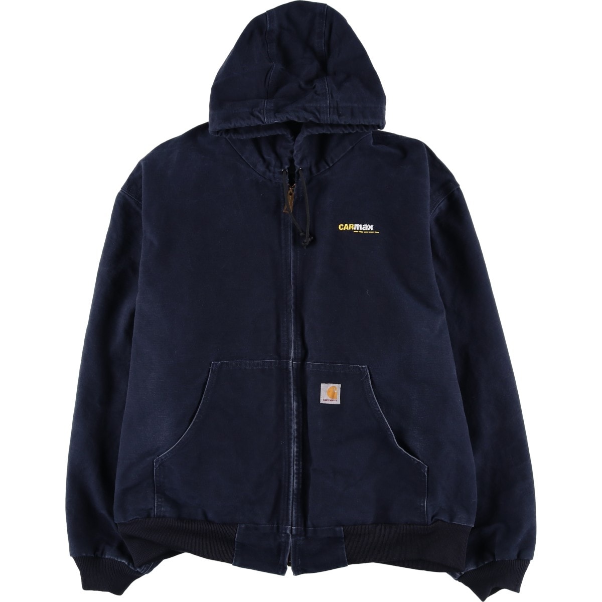 古着 カーハート Carhartt アクティブジャケット ダックフルジップパーカー USA製 メンズXXL相当/eaa613323