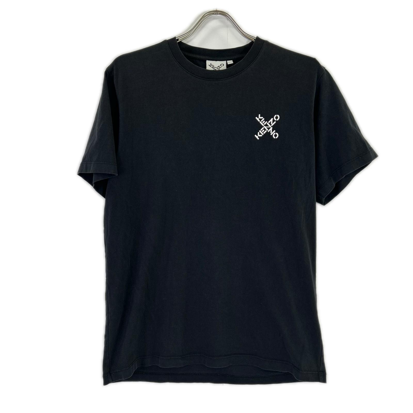 ケンゾー FA65TS0014SJ ブラック クロスロゴTシャツ M