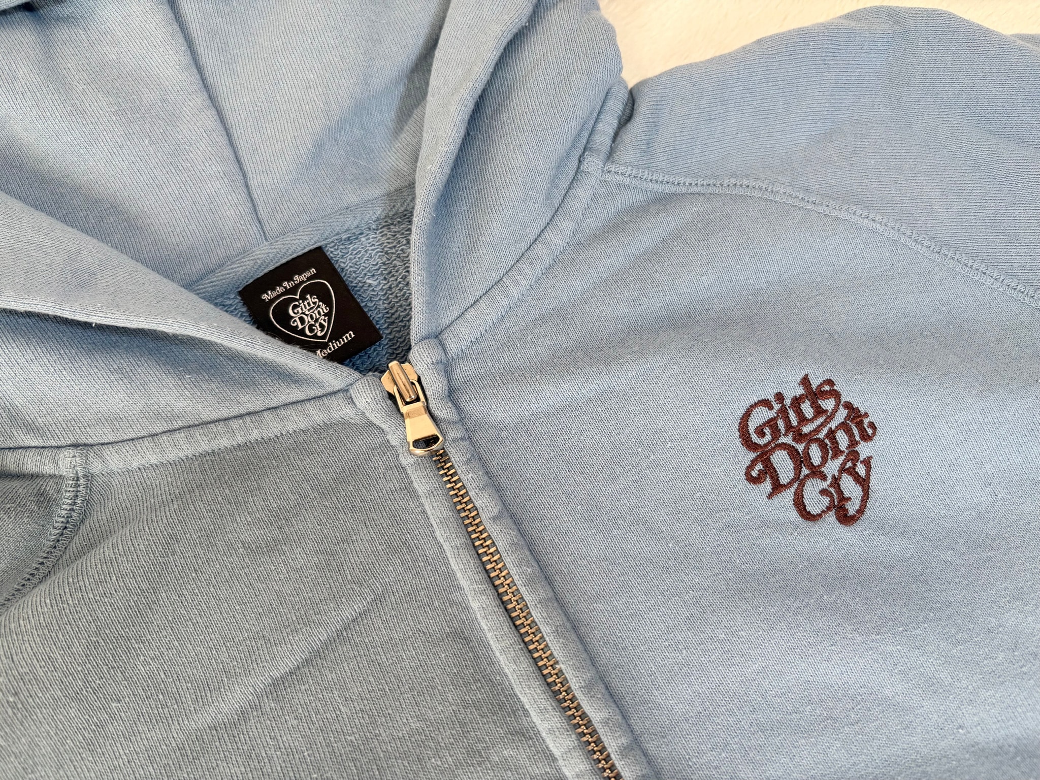 Girls Don't Cry Zip Sweat Hoodie 