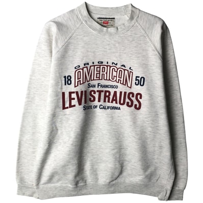 古着 リーバイス Levi's ロゴスウェットシャツ トレーナー メンズM相当/eaa598183