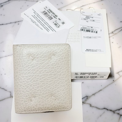 Maison Margiela 4-Stitch Bi-Fold Wallet "Light Grey"