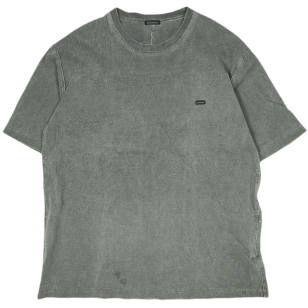 UNDERCOVERISM アンダーカバイズム 22SS 日本製 後teeカスタムハギTEE ドッキングTシャツ UI1B4805-2 5 CHARCOAL GRAY 再構築 継ぎ接ぎ UNDERCOVER アンダーカバー トップス g23234