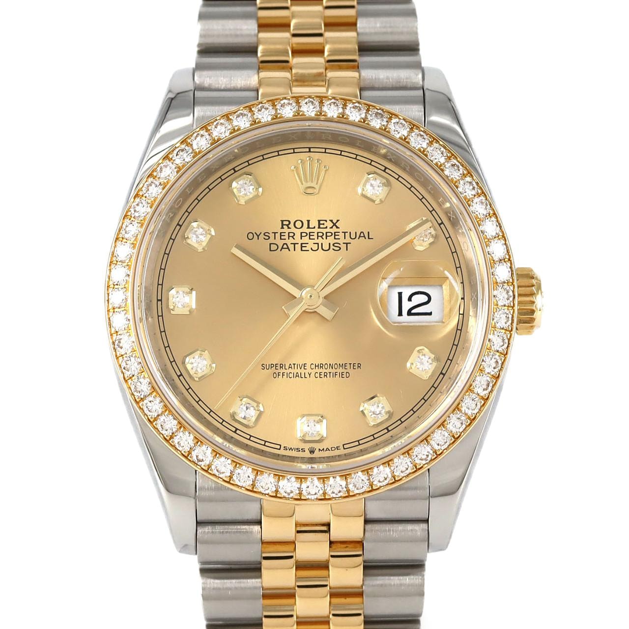 ロレックス デイトジャスト 126283RBR SSxYG 自動巻 ランダム番