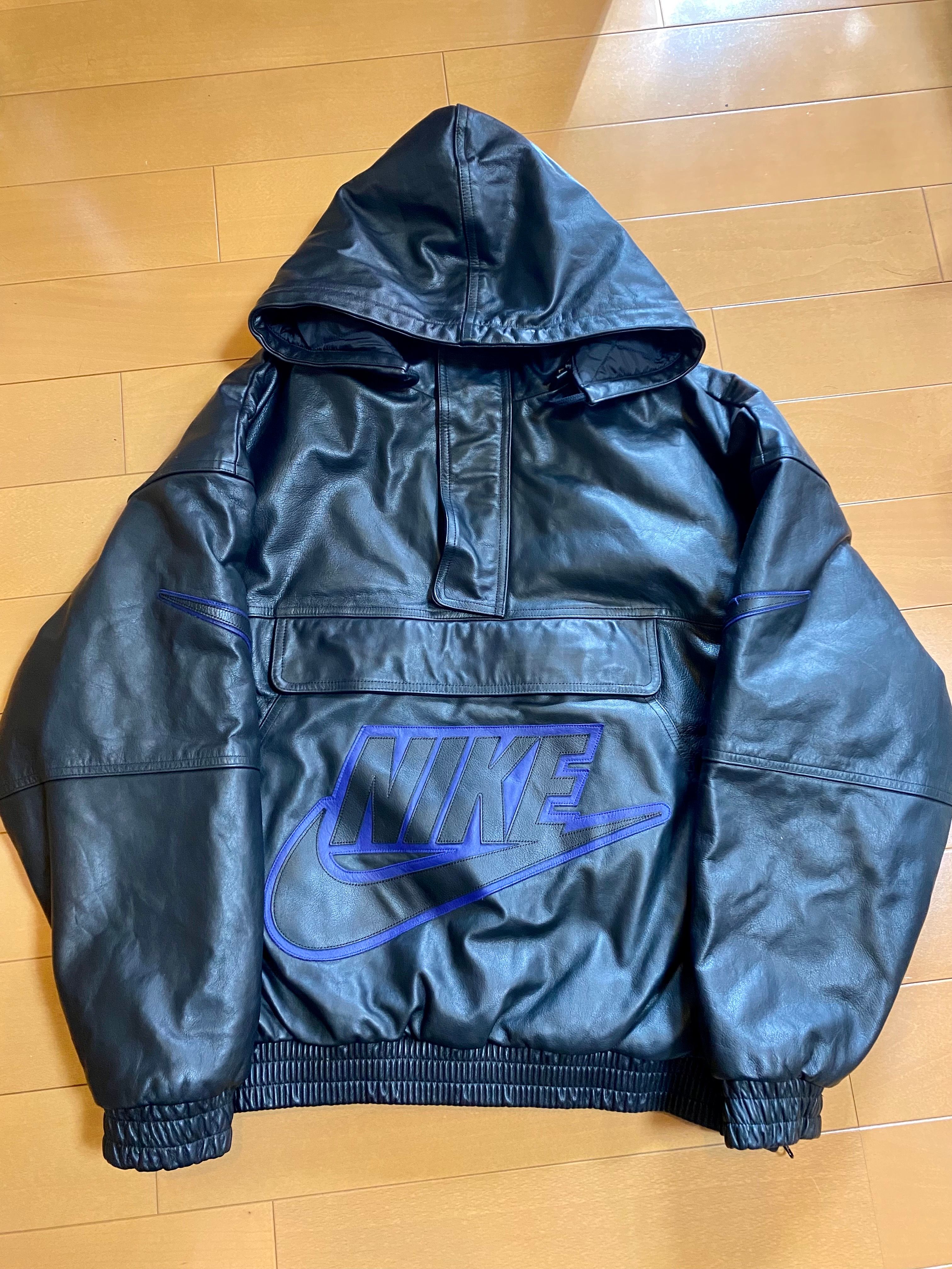 Supreme / Nike® Leather Anorak "Black"