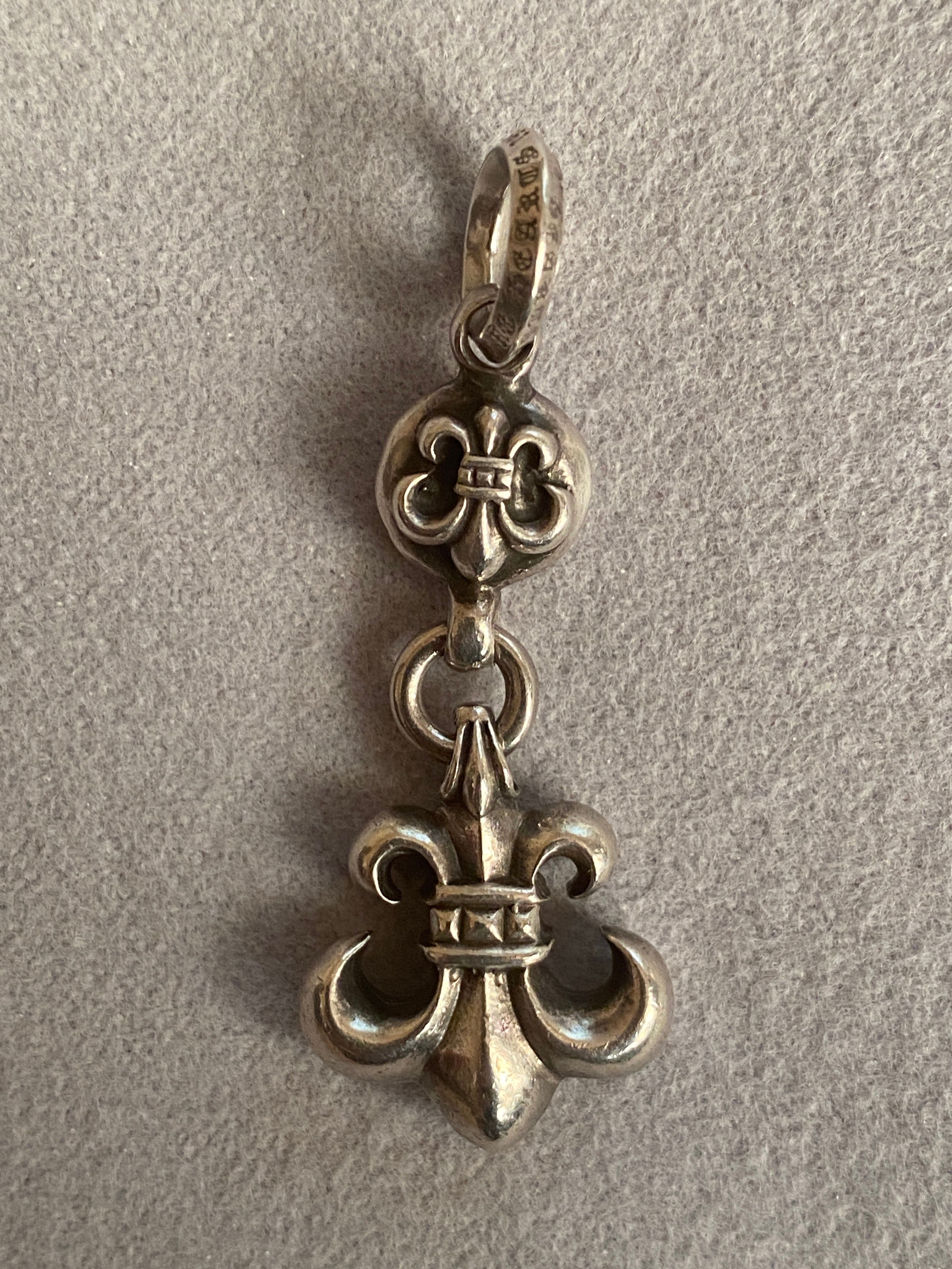 Chrome Hearts 1 Ball BS Flare Charm "Silver"