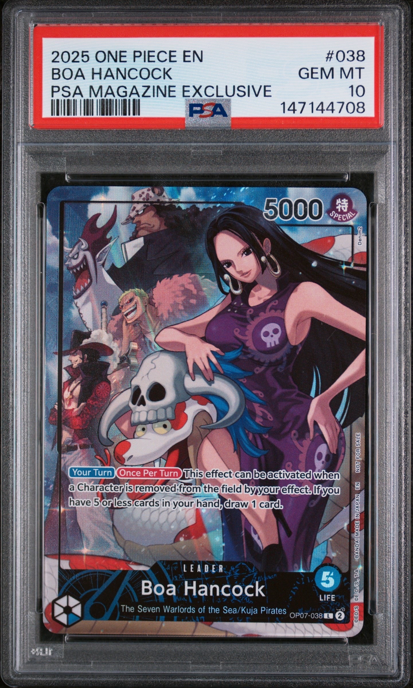 PSA10】トラファルガー・ロー L-P [OP01-002] (ブースターパック