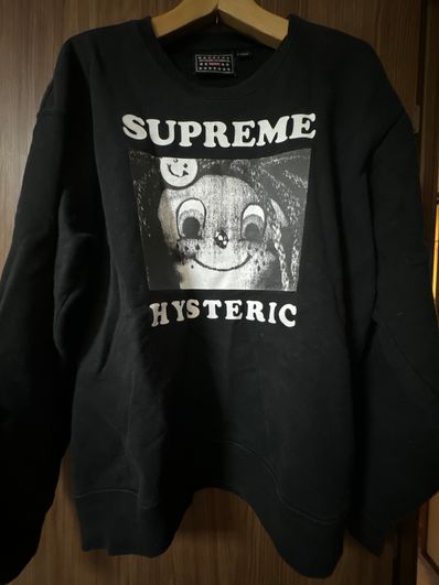 Supreme x HYSTERIC GLAMOUR Crewneck "Black"
