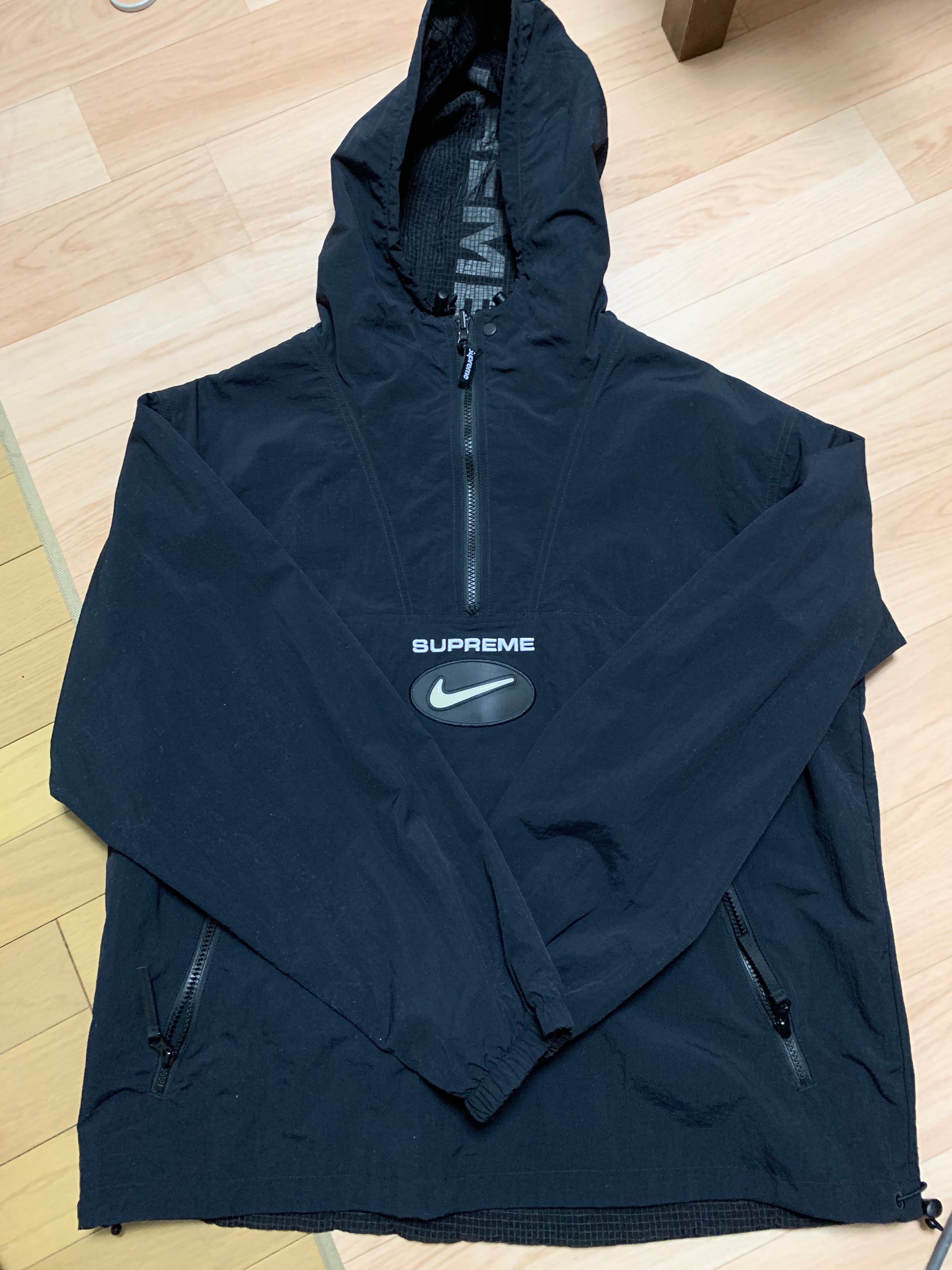 Supreme / Nike Jewel Reversible Ripstop Anorak "Black"