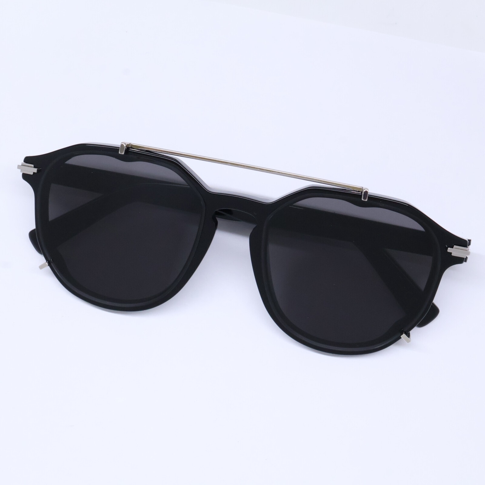 ディオール 【美品】Dior BlackSuit RI パントスシェイプ 56□18 145