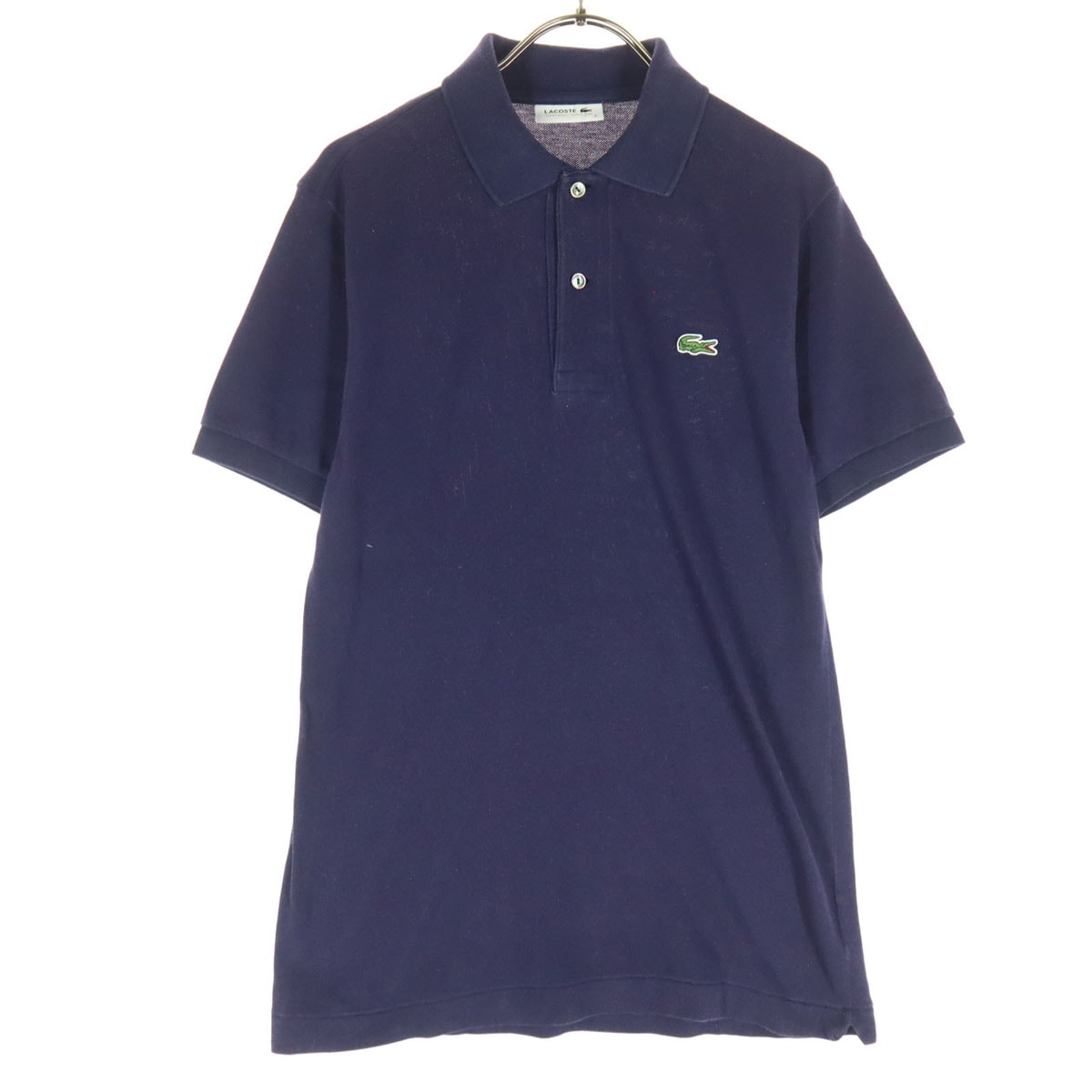 LACOSTE ラコステ ワンポイントロゴ 半袖 ポロシャツ 2 ネイビー