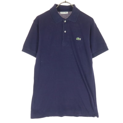 LACOSTE ラコステ ワンポイントロゴ 半袖 ポロシャツ 2 ネイビー