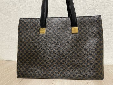 CELINE セリーヌ マカダム PVC カーフ トートバッグ