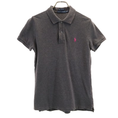RALPH LAUREN ラルフローレン 半袖 ポロシャツ M チャコールグレー