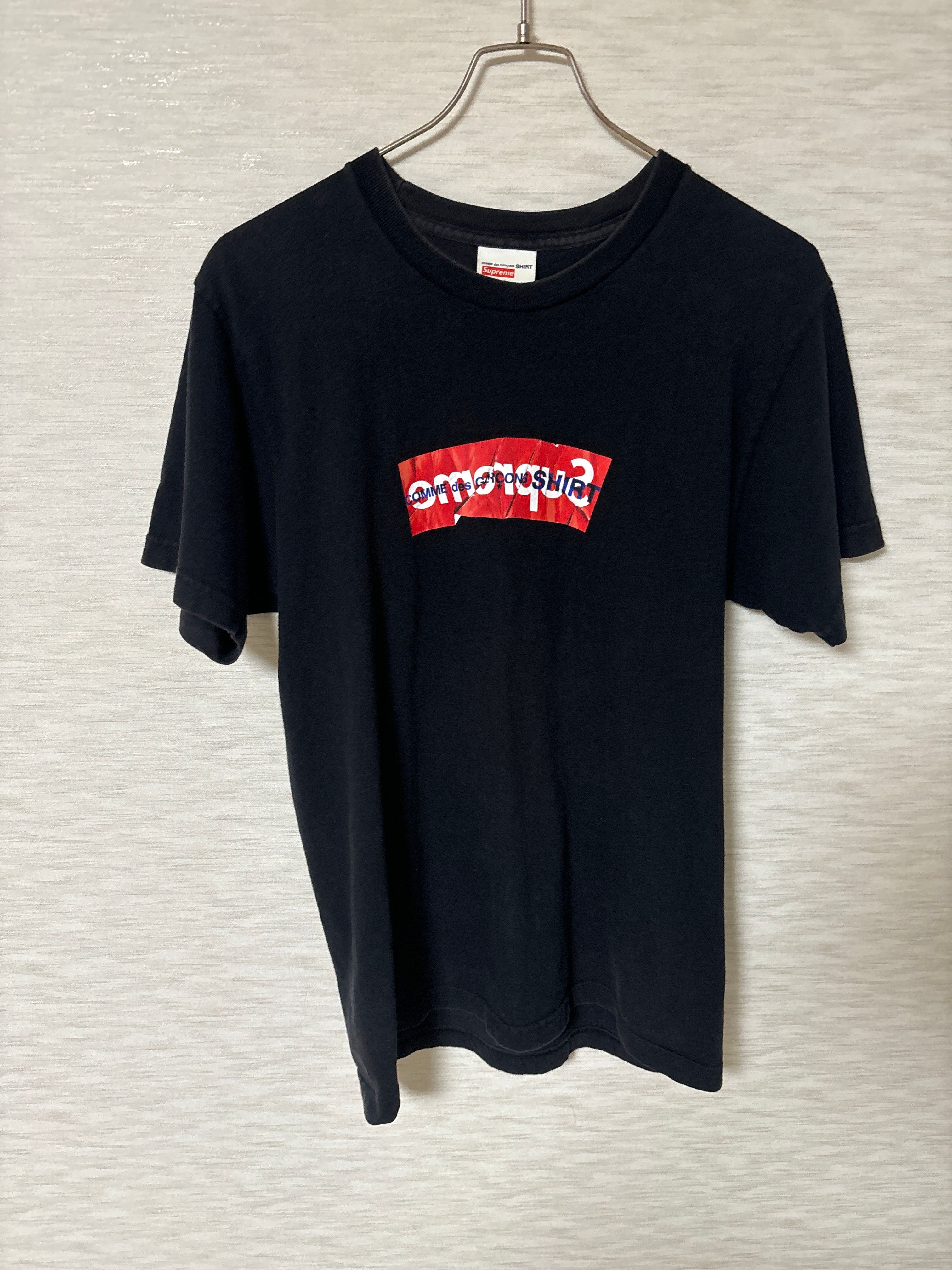 Supreme COMME des GARCONS SHIRT Box Logo Tee "Black"