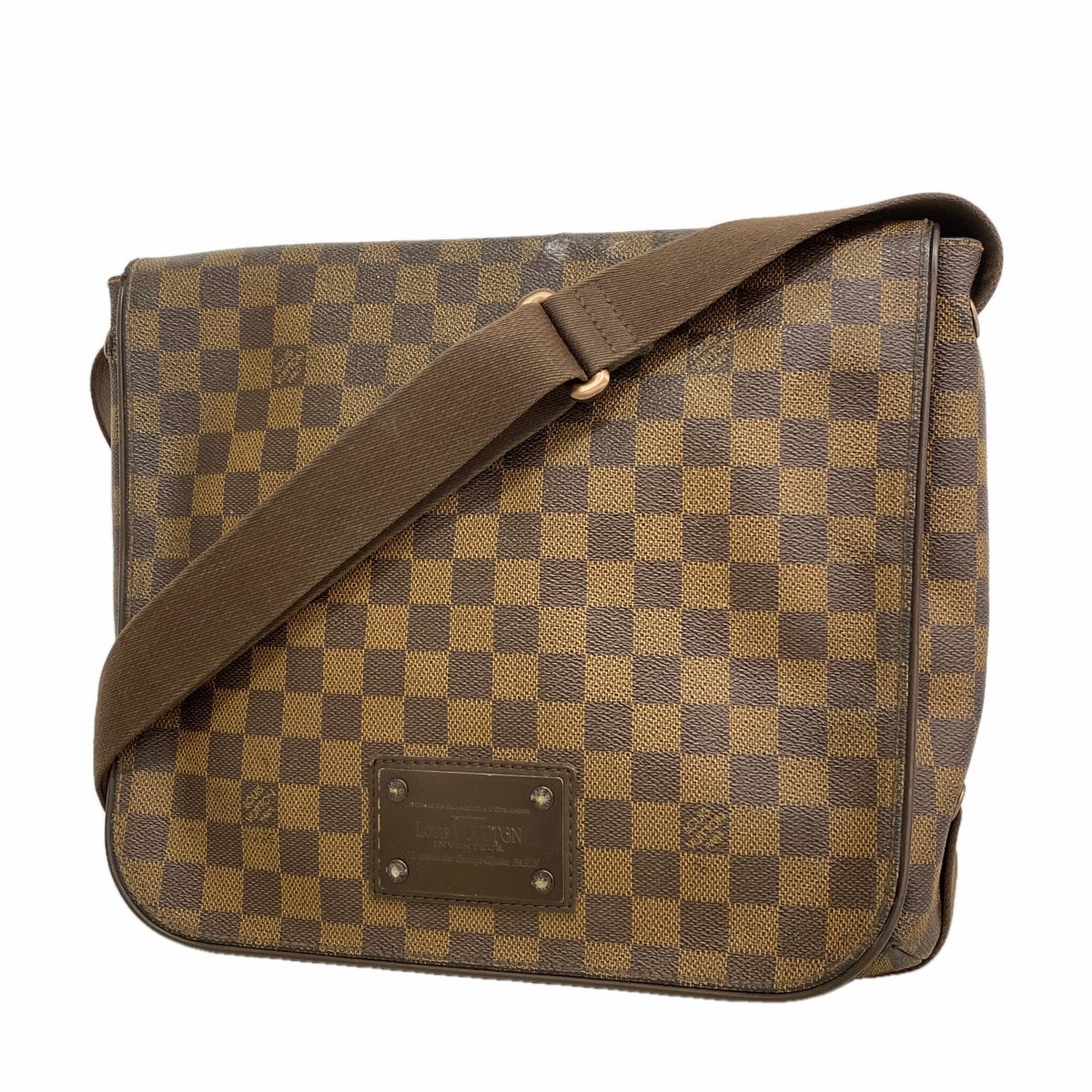 【6gd5227】ルイヴィトン ショルダーバッグ ダミエ ブルックリンMM N51211 エベヌ【中古】レディース