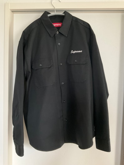 Supreme Our Lady Work Shirt "Black"