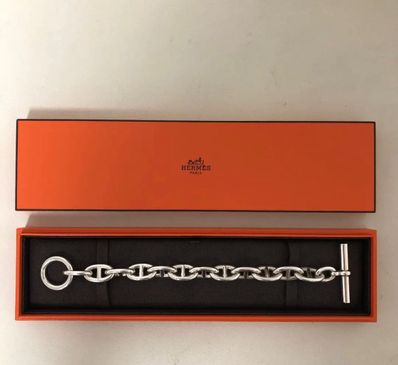 Hermes Chaine D'ancre TGM Bracelet "Silver"