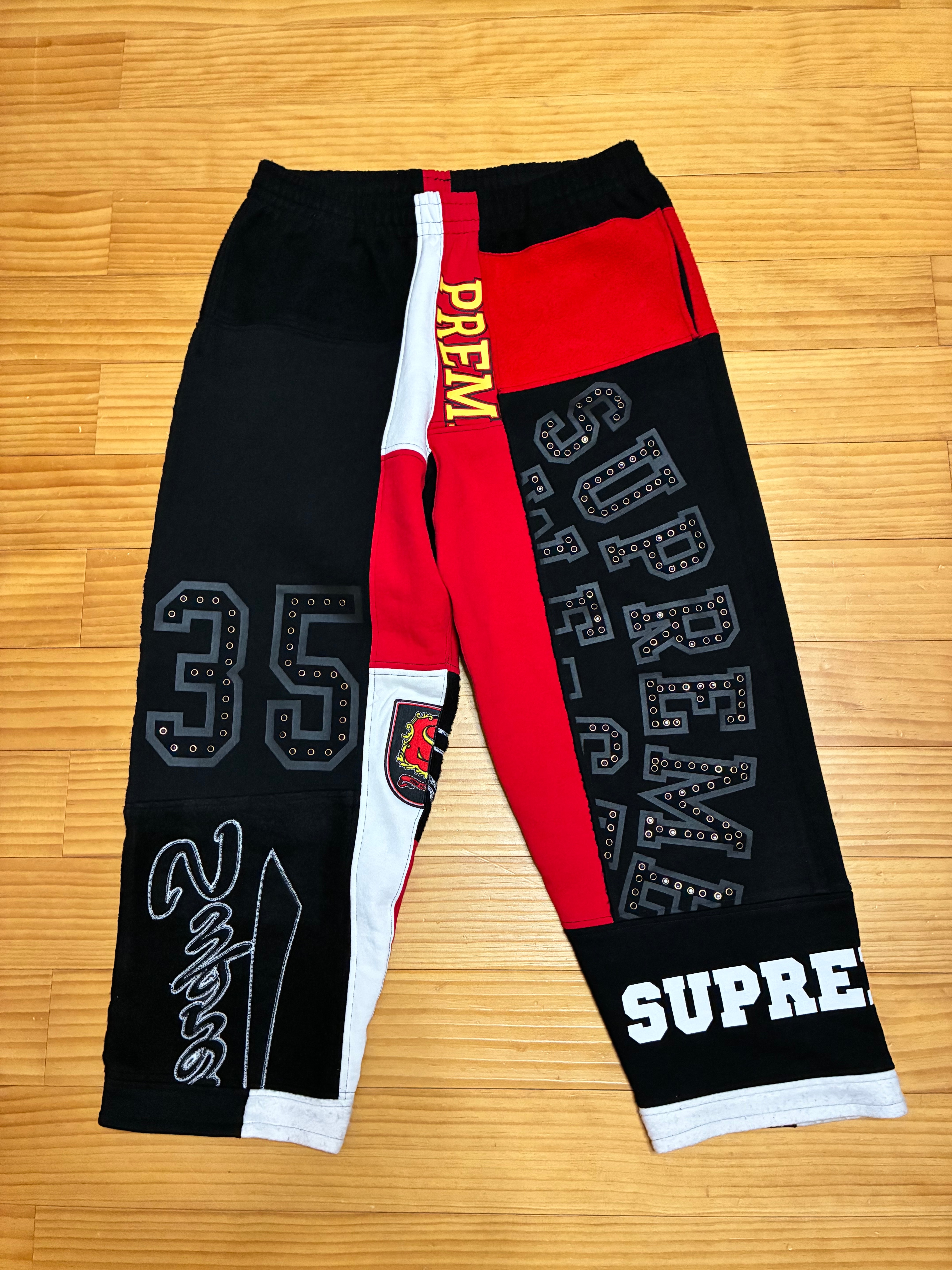 Supreme Patchwork Sweatpant "Black"