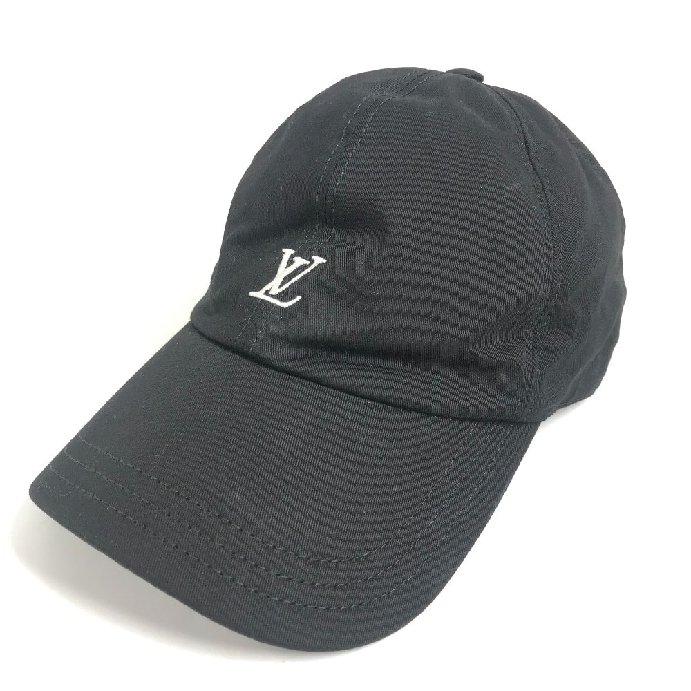 ルイヴィトン LOUIS VUITTON キャップ LV リーグ M5154M LVロゴ 帽子 キャップ帽 ベースボール キャップ コットン ブラック