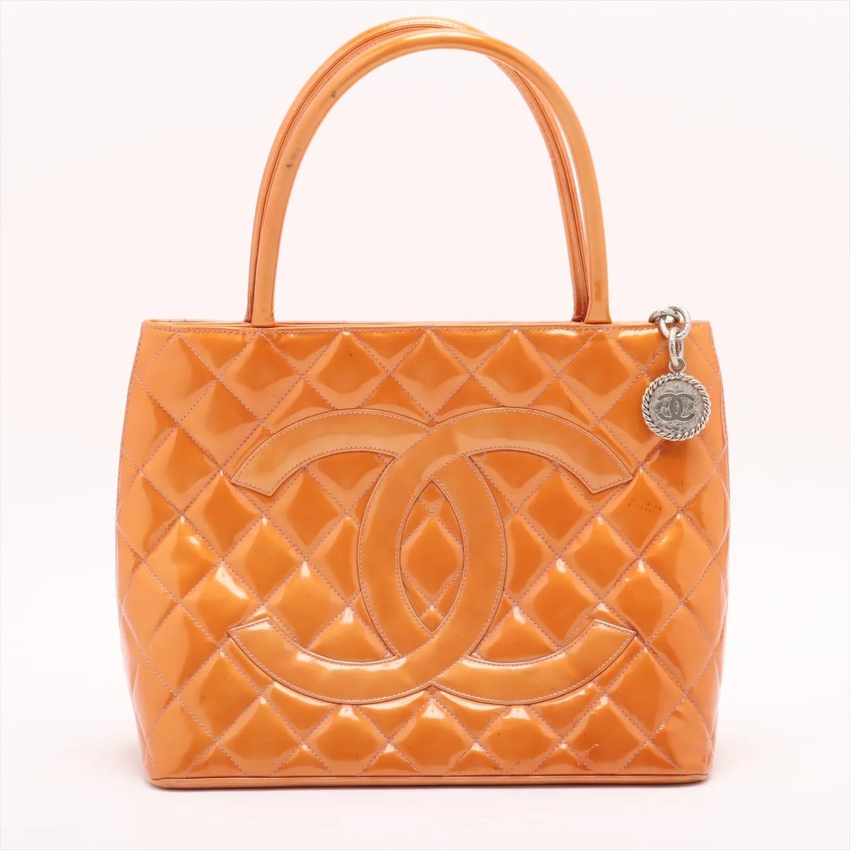 ■美品 シャネル マトラッセ復刻 メダリオントート バッグ レザー