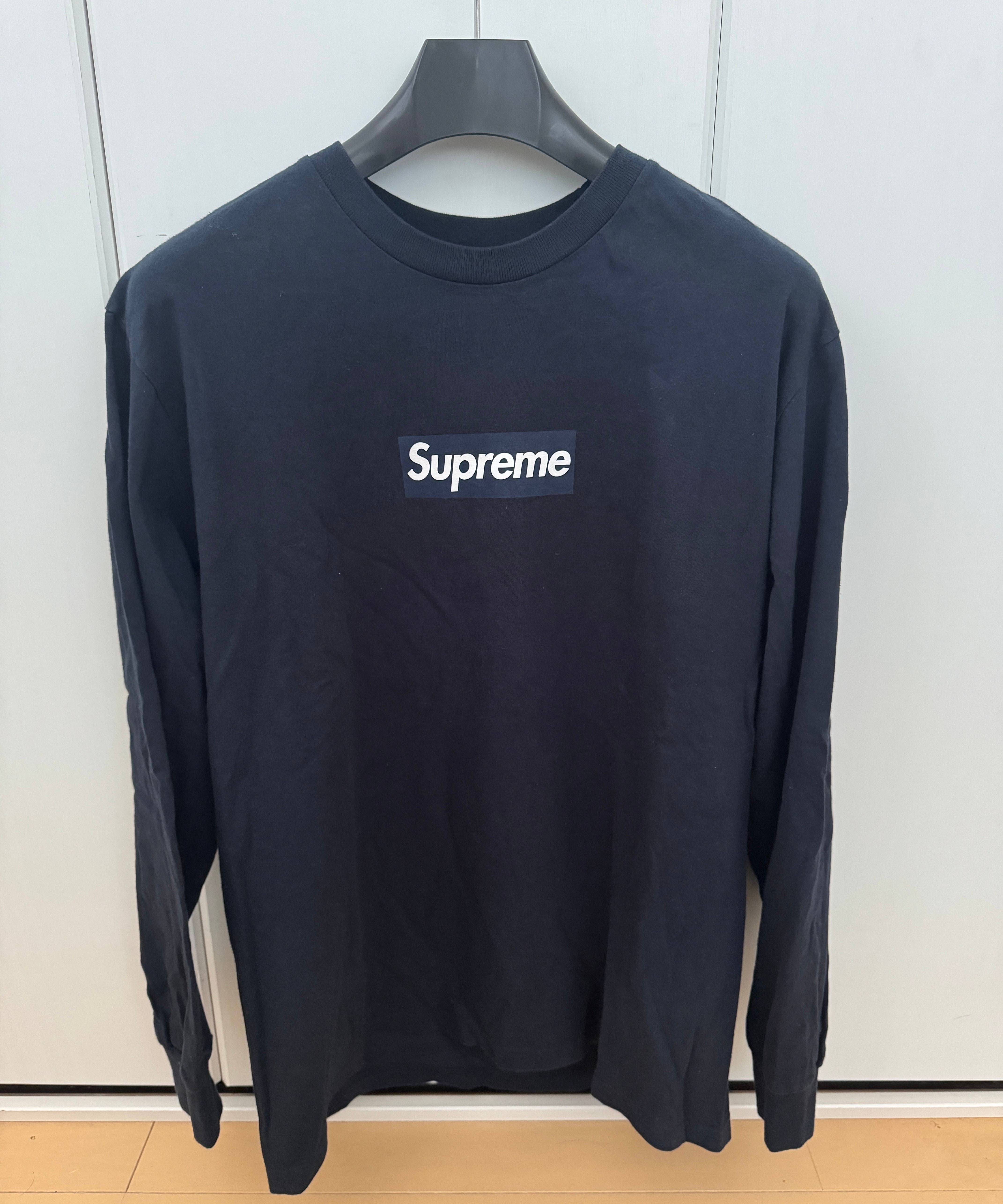Supreme Box Logo L/S Tee "Navy"