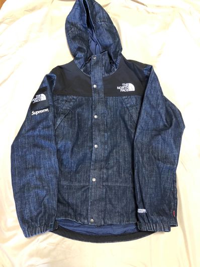 Supreme The North Face Denim Dot Shot Jacket "Denim"