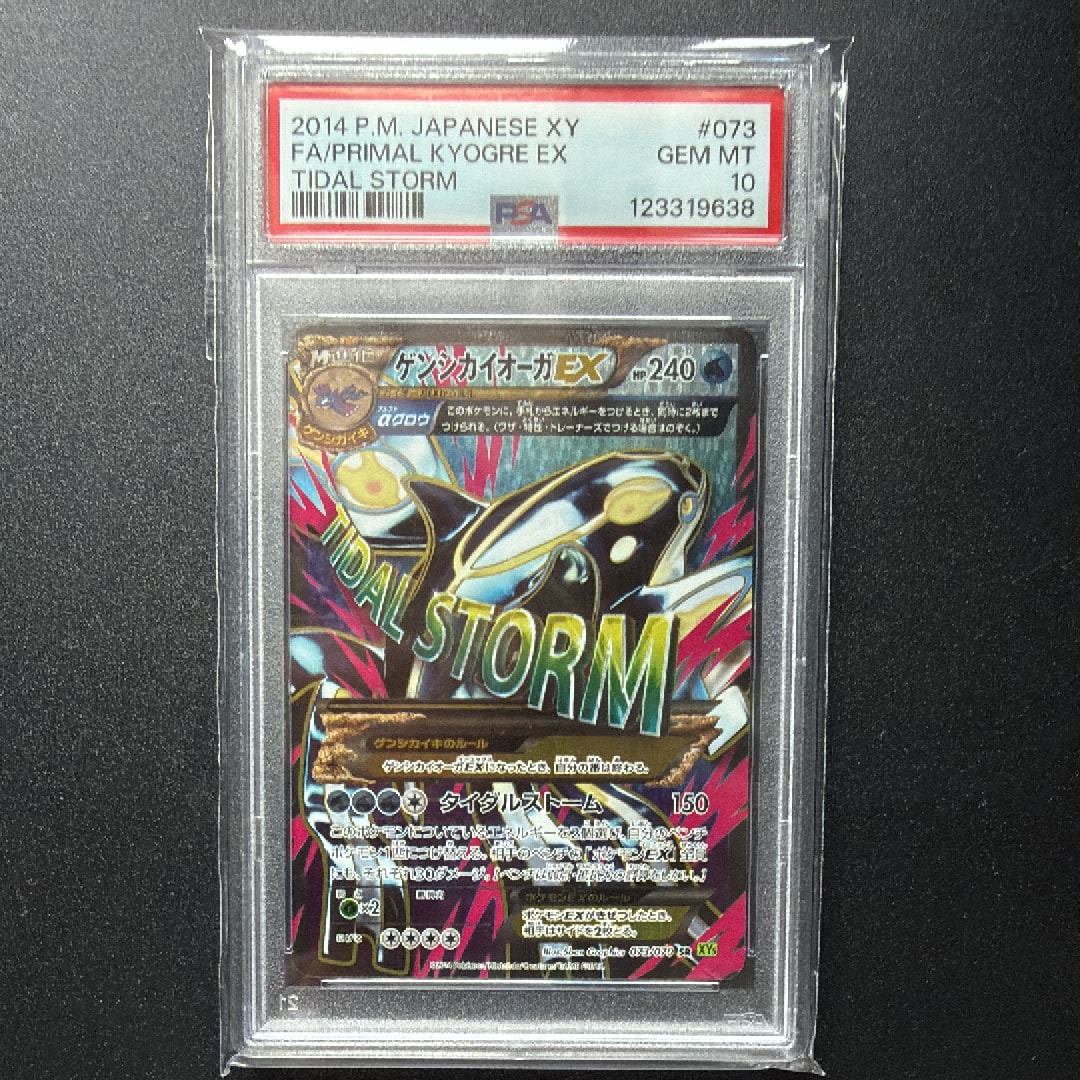 PSA10】ゲンシカイオーガEX SR :1ED [XY5-T 073/070](拡張パック