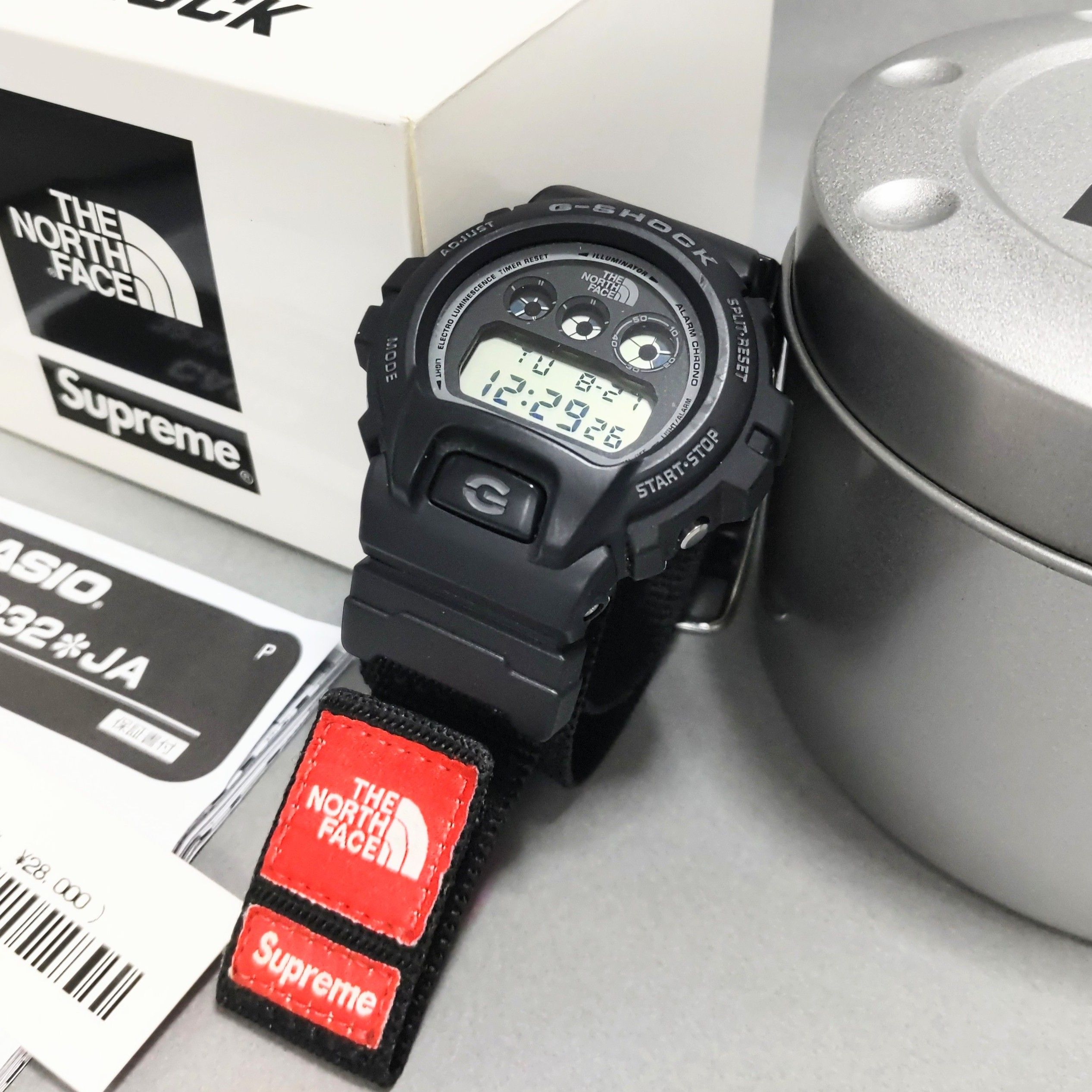 Supreme x The North Face G-SHOCK Watch "Black"