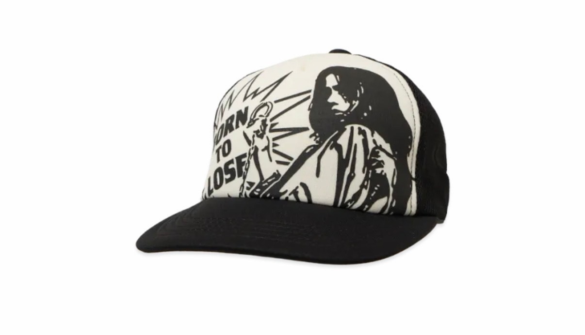 HYSTERIC GLAMOUR Born To Lose Mesh Cap "Black" 02251QH09
