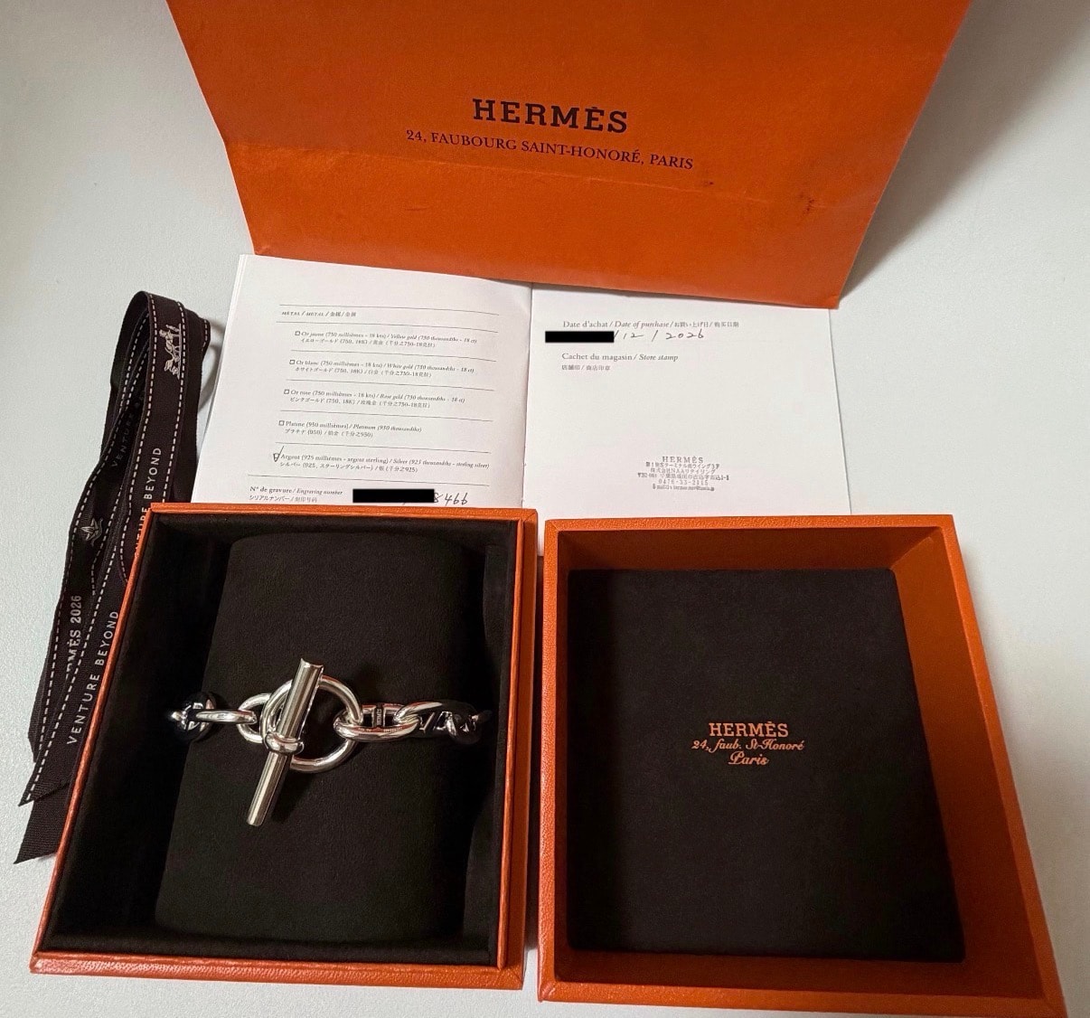 Hermes Chaine D'ancre GM Bracelet "Silver"