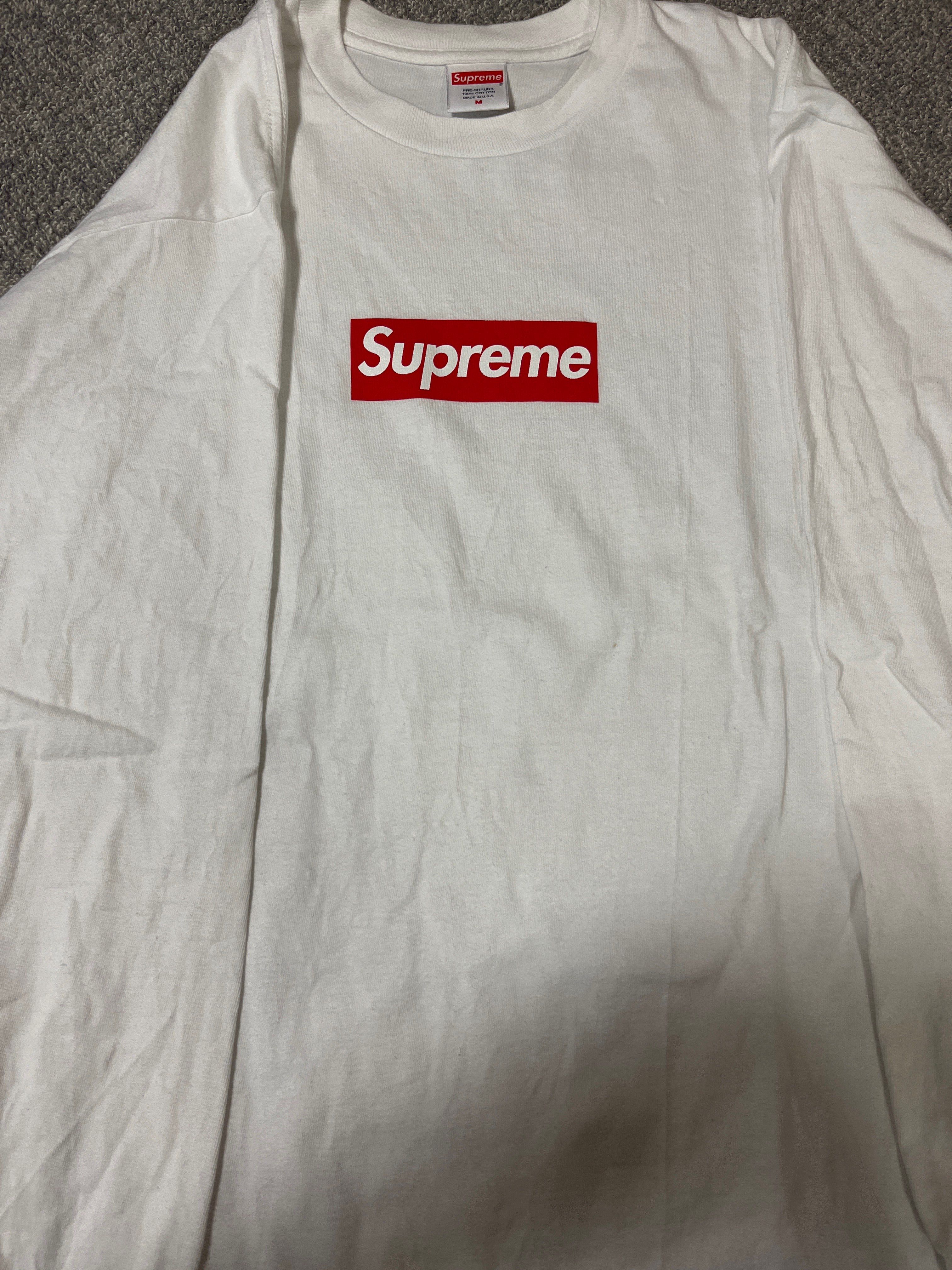 Supreme Box Logo L/S Tee "White"