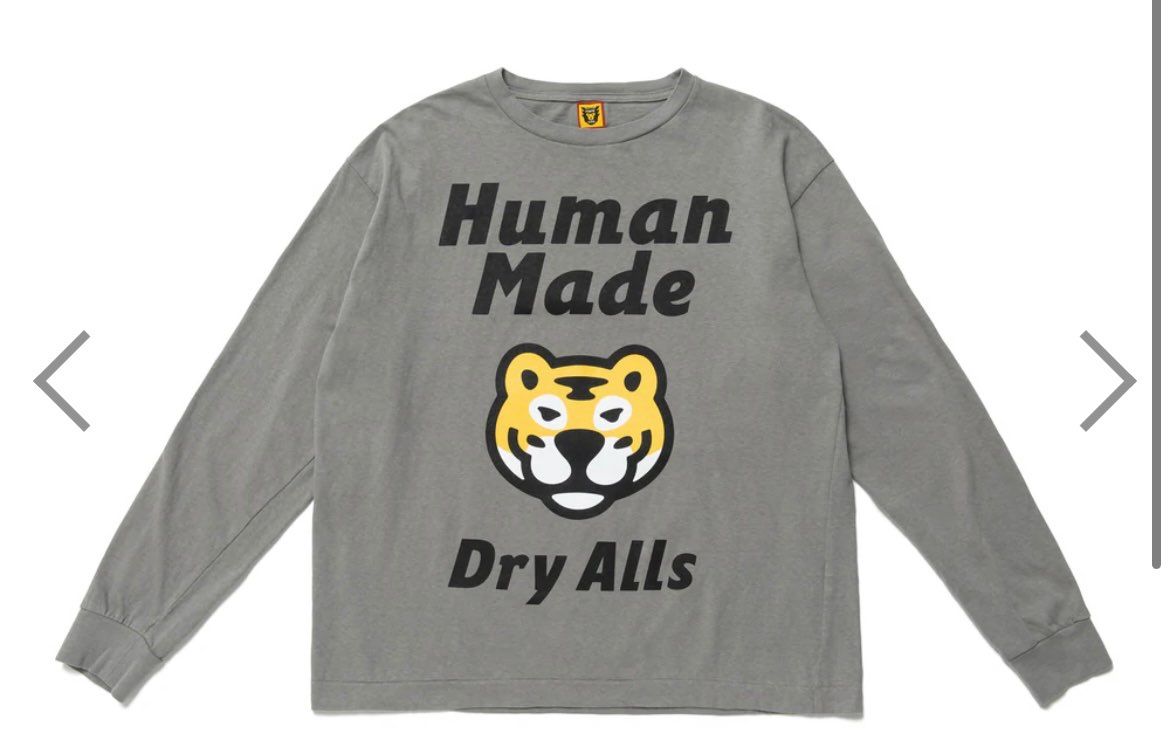 HUMAN MADE L/S T-SHIRT "Grey"