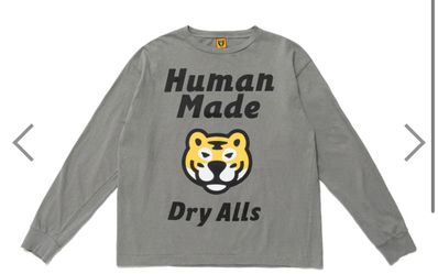 HUMAN MADE L/S T-SHIRT "Grey"