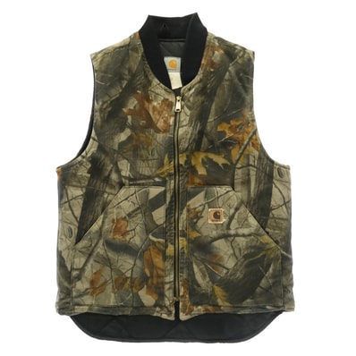 Carhartt カーハート リアルツリーカモ ダック ベスト マルチカラー系【中古】