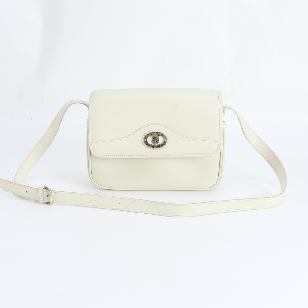 ■美品 バーバリー ノバ チェックショルダーバッグ レザー