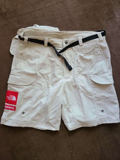 Supreme x The North Face Trekking Packable Belted Short "Moonlight ivory"