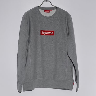 Supreme Box Logo Crewneck "Grey" (15FW)