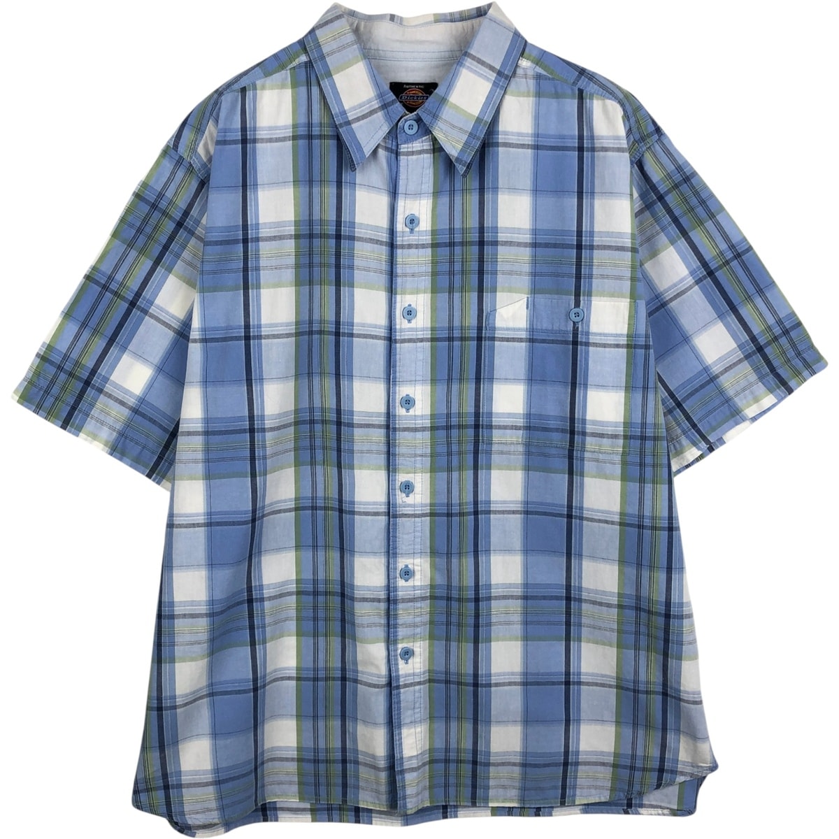 古着 ディッキーズ Dickies 半袖 ワークシャツ メンズXL相当/eaa653015